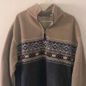 Men’s Fieldmaster 1/4 Zip Tan/Brown Fleece